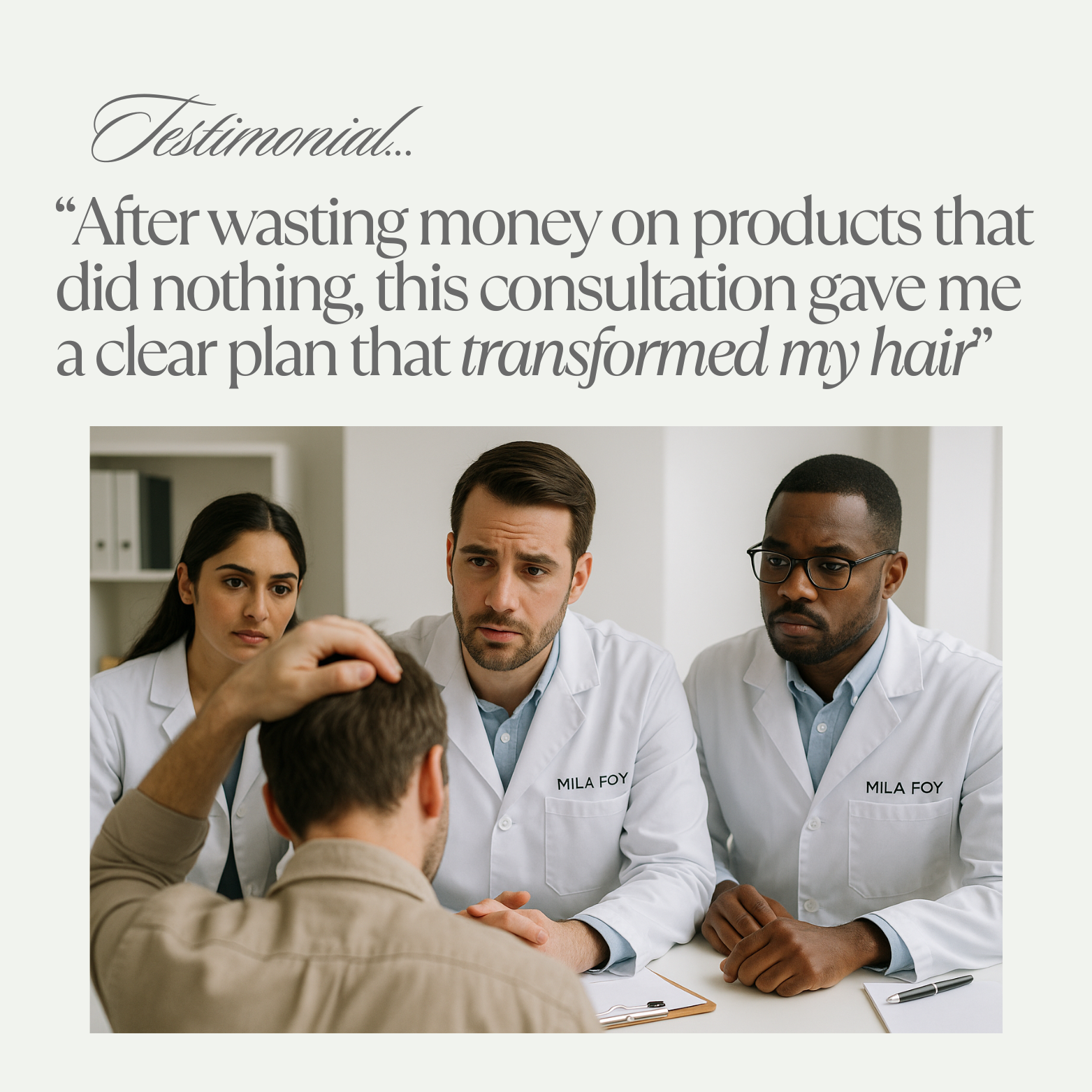 Virtual One Week Expert Hair Consultation™