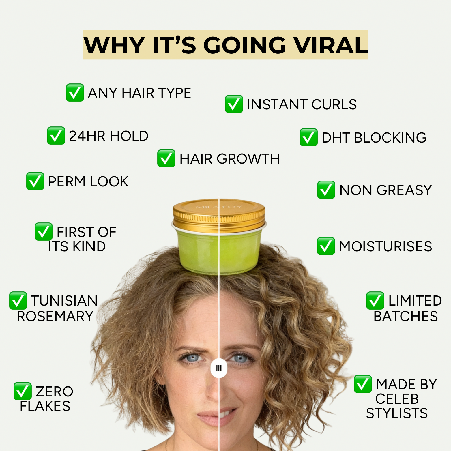 Instant Curl Honey - Hair Gel Alternative