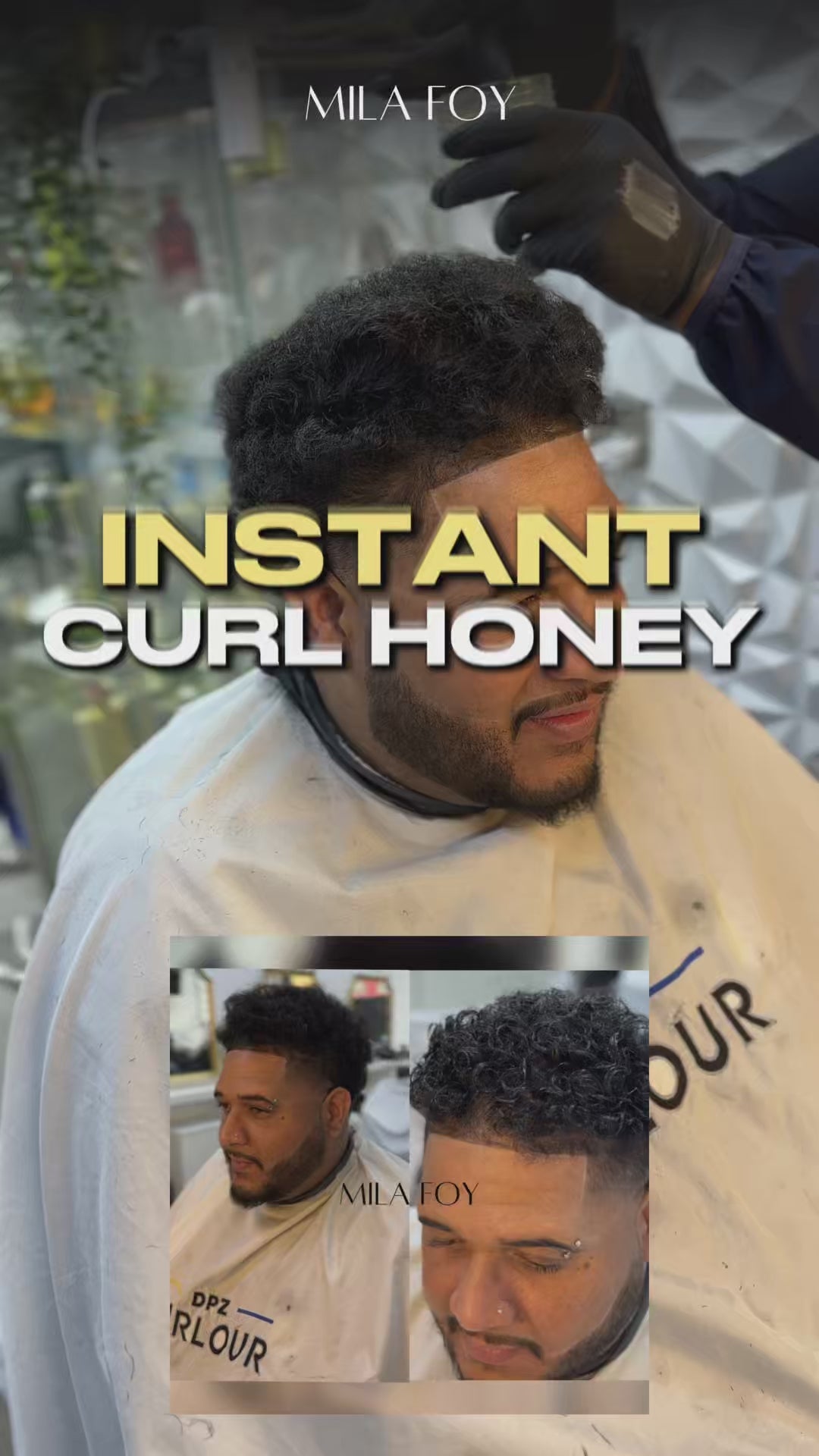 Instant Curl Honey - Hair Gel Alternative